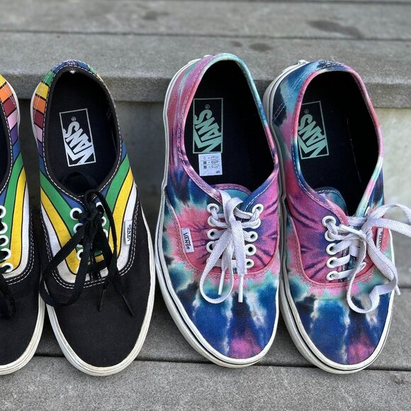 Vans Era Tie-Dye Canvas Women’s EU 39 (US ~8–8.5) Vintage, Bright & Bold! - Picture 1 of 7
